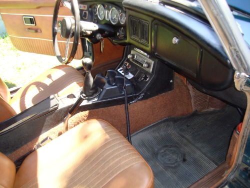 1972 MGB British Racing Green,chrome bumper,overdrive,tan interior,convertible, US $7,000.00, image 11