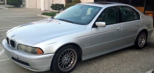 540i premium sport m package automatic 8-cylinder silver on gray no reserve