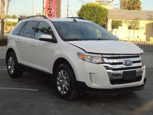 2013 ford edge sel damaged salvage repairable extra extra clean!! only 6k miles!