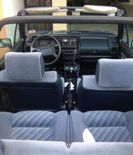 1989 volkswagen cabriolet wolfsburg edition convertible 2-door 1.8l