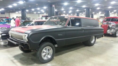 Rare 1962 falcon sedan delivery ratrod / pro street straight axle gasser