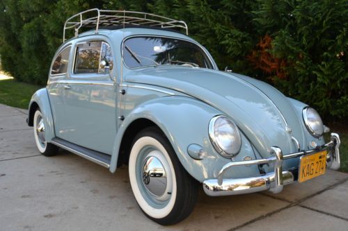 Volkswagen beetle classic ragtop 1956 pan off restored show car