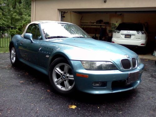 2000 bmw z3 automatic atlanta blue &amp; tan