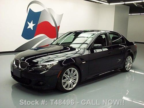 2008 bmw 550i sedan sport sunroof nav htd leather 56k!! texas direct auto