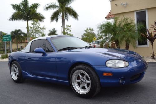 Florida hardtop convertible 10th anniversary miata bose 66k 5 speed manual