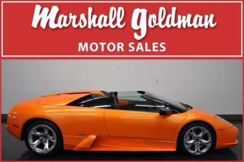 2005 lamborghini  murcielago roadster in pearl orange 2900 miles