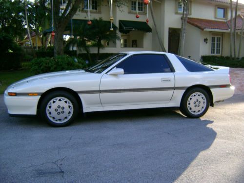 1989 toyo supra turbo - rare pearl wht - 76000 mi - all orig.  / mint cond