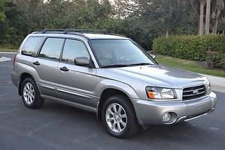 2005 subaru forester awd 2.5xs silver auto alloy runs and look great, no reserve