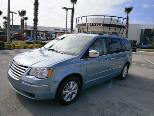 2008 chrysler town &amp; country limited 4.0l v6 fwd luxury mini van clean carfax a+