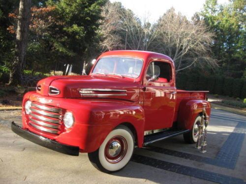 1950 ford f1 pickup, rare 4 speed, $39k frame off restored
