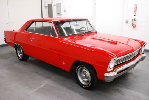 1966 chevrolet nova ss clone 327 automatic buckets console 10 bolt rally&#039;s nice