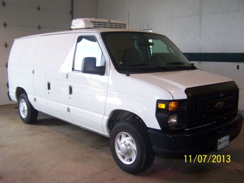 2008 ford refrgerated / freezer van with electrical standby. low miles - no rust