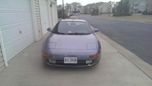 1991 toyota mr2 turbo coupe 2-door 2.0l steel mist gray