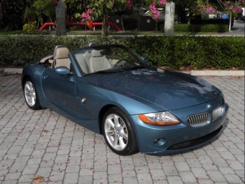 03 z4 3.0i convertible automatic leather premium pkg heated seats 1 fl owner