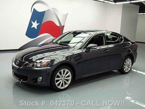 2010 lexus is250 awd auto sunroof nav rear cam 29k mi! texas direct auto