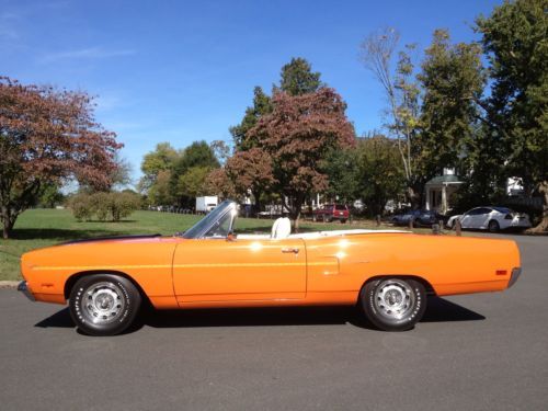 1970 road runner power convertible pistol grip 4-speed manual 383