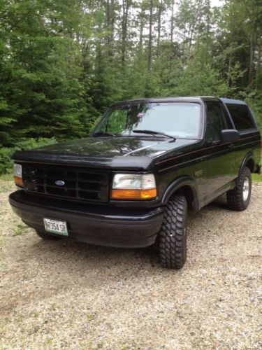 1996 ford bronco xlt sport sport utility 2-door 5.8l