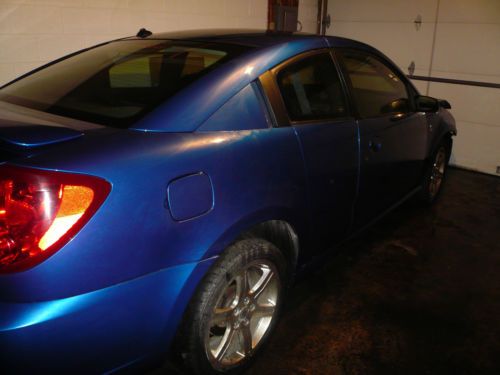 Front end damaged  supercharged 2004 saturn ion redline