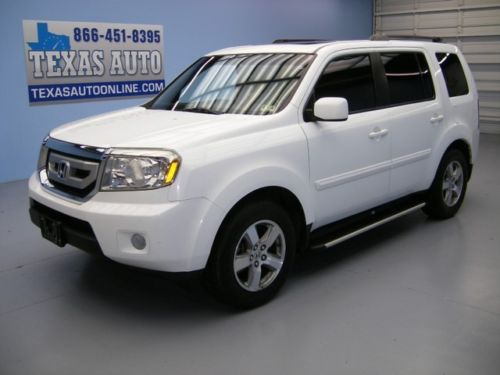 We finance!!!  2009 honda pilot ex-l roof tv heated leather tow texas auto