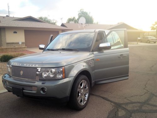 2006 range rover hse sport with strut package mint green