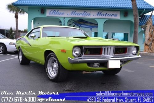 440 auto v8 480 stroker cuda lime light restored ready to drive today!