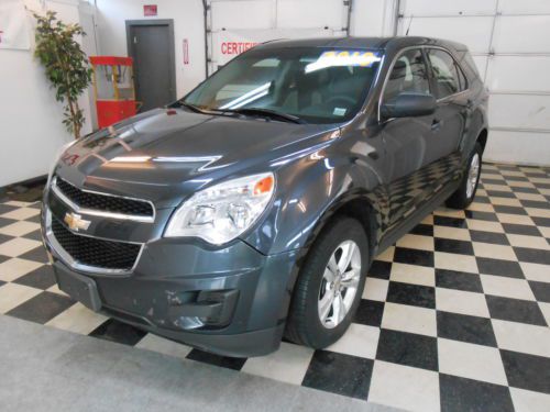 2010 chevrolet equinox 4x4 ls 44k no reserve salvage rebuildable good airbags