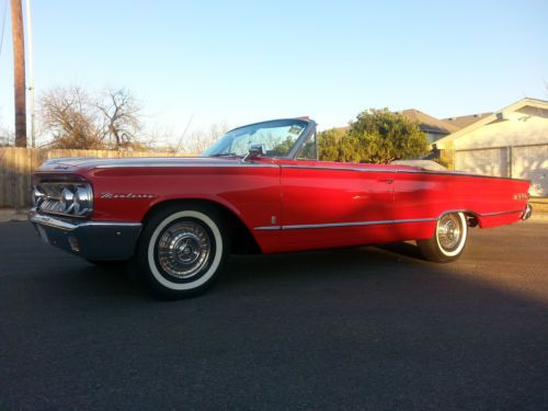 1963 mercury monterey s55 convertible - no reserve