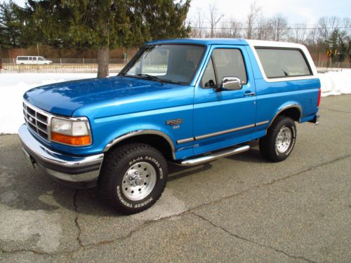 1995 bronco **only 63k actual miles! 100% original survivor! tow package! mint!