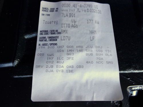 Florida 06 Touareg AWD Winter Pkg Clean Carfax Dealer Maint. 3.2L V6 No Reserve, image 74