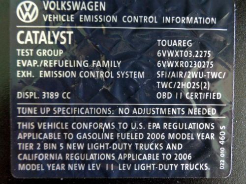 Florida 06 Touareg AWD Winter Pkg Clean Carfax Dealer Maint. 3.2L V6 No Reserve, image 75