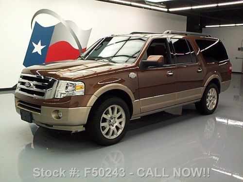 2011 ford expedition el king ranch sunroof nav 20&#039;s 30k texas direct auto