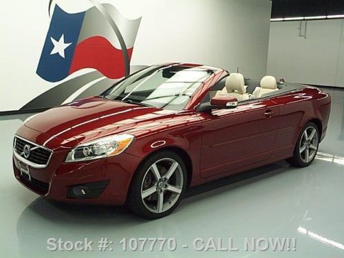 2011 volvo c70 t5 hardtop convertible dynamic pkg 38k!! texas direct auto