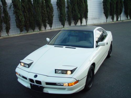 1991 bmw 850i pearl white one of kind with no reserve