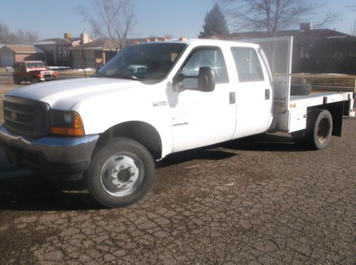 4x4 crew cab low miles 7.3psd flatbed