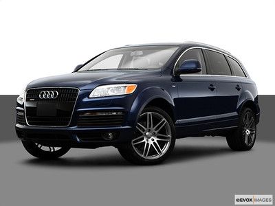 2009 audi q7 premium suv awd 3.6l full glass roof 3rd row seats navi no reserve