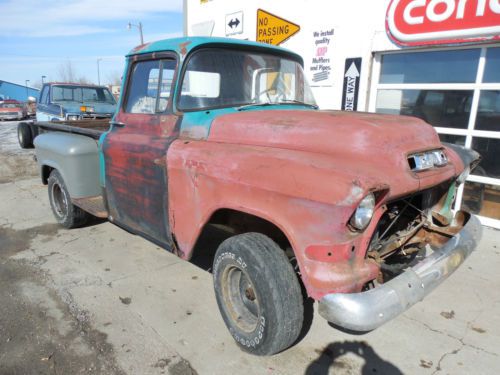 1959 CHEVROLET PICKUP WITH 1955 GMC FRONT CLIP, image 3