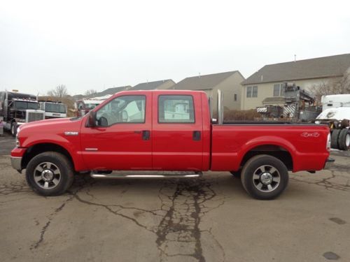 2005 FORD F250 XLT 4X4 CREW CAB CUSTOM PICKUP TURBO DIESEL 105K MILES NO RESERVE, image 2
