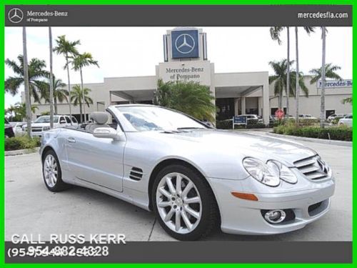 2007 sl550 5.5l v8 32v automatic rear wheel drive convertible premium bose