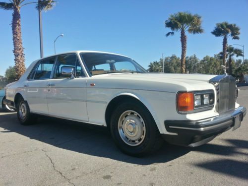 1989 rolls royce silver spirit prestine white