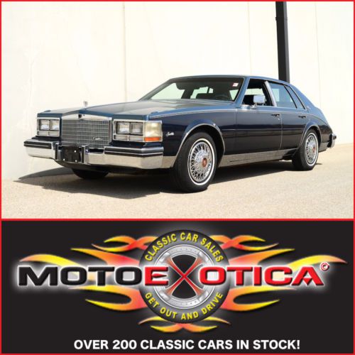 1985 cadillac seville - 26k actual miles! - all original! - line ticket - lqqk