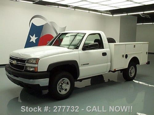 2006 chevy silverado 2500 reg cab service/utility 25k texas direct auto