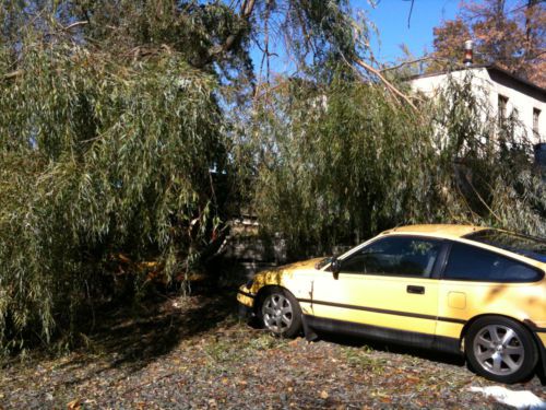 Honda crx si 1.6l !990 yellow