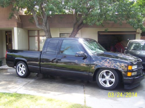 1999 chevrolet chevy 1500 silverado classic 3 door pick up truck w/custom flames