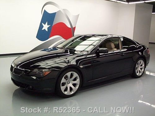 2007 bmw 650i sport coupe htd seats sunroof nav hud 62k texas direct auto