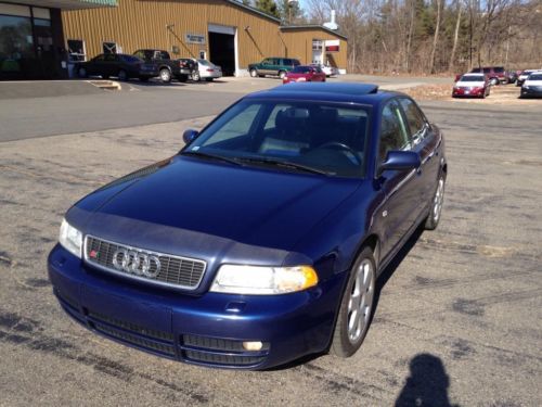 2.7l - quattro awd - 6-speed manual - onyx blue interior - stock - no reserve