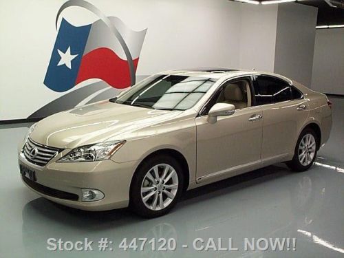 2011 lexus es350 sunroof nav rear cam climate seats 14k texas direct auto