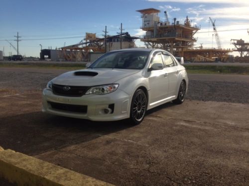 Pearl white subaru wrx lti limited