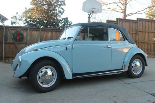 1969 volkswagen beetle convertible