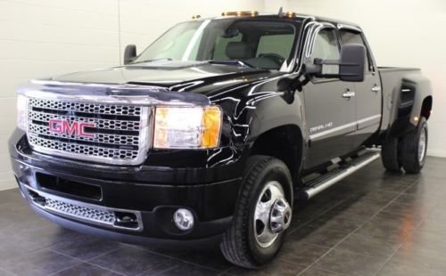 3500hd denali 6.6 t diesel awd navigation roof rear cam heated cooled leather tv
