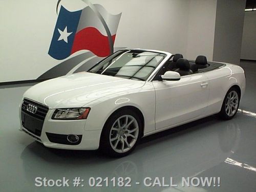 2010 audi a5 2.0t quattro premium cabriolet awd 41k mi texas direct auto